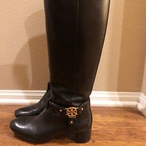 TORY BURCH, Bristol Riding Boots - Black